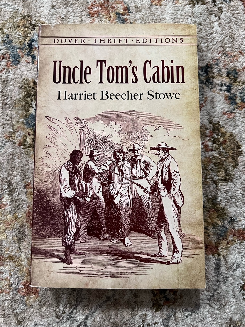 Uncle Tom's Cabin by Harriet Beecher Stowe - Beige Cover